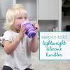 image:imageInfantino My 1st Tumbler 9 Oz Silicone Sippy Cup with Straw amp Handle SpillResistant Baby Cup for OntheGo BPAFree Transition Bottle Lime LightGrape Swirl