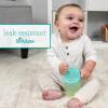image:imageInfantino My 1st Tumbler 9 Oz Silicone Sippy Cup with Straw amp Handle SpillResistant Baby Cup for OntheGo BPAFree Transition Bottle Lime LightOmbre Lime Light