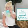 image:imageInfantino My 1st Tumbler 9 Oz Silicone Sippy Cup with Straw amp Handle SpillResistant Baby Cup for OntheGo BPAFree Transition Bottle Lime LightOmbre Lime Light