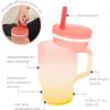 image:imageInfantino My 1st Tumbler 9 Oz Silicone Sippy Cup with Straw amp Handle SpillResistant Baby Cup for OntheGo BPAFree Transition Bottle Lime LightOmbre Sunset Kiss