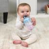 image:imageInfantino My 1st Tumbler 9 Oz Silicone Sippy Cup with Straw amp Handle SpillResistant Baby Cup for OntheGo BPAFree Transition Bottle Lime LightOmbre Twilight Bloom