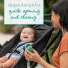 image:imageInfantino PaciPod  Premium Silicone Pacifier Holder Attaches to Stroller or Diaper Bag Stores up to 2 Pacifiers Easy to Clean