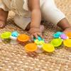 image:imageInfantino Silicone Bath Pop Spinners  Sensory Dinosaur Toys with Suction Cups Engaging Bath Time Fun for Toddlers 3Piece