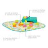 image:imageInfantino Super Soft 1st Building Blocks Activity Station EasytoHold for Babies amp Toddlers BPAFree MultiColored 22Piece Set with Storage Box and Mat
