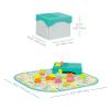 image:imageInfantino Super Soft 1st Building Blocks Activity Station EasytoHold for Babies amp Toddlers BPAFree MultiColored 22Piece Set with Storage Box and Mat