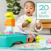 image:imageInfantino Super Soft 1st Building Blocks Activity Station EasytoHold for Babies amp Toddlers BPAFree MultiColored 22Piece Set with Storage Box and Mat