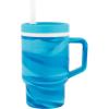 image:imageInfantino My 1st Tumbler 9 Oz Silicone Sippy Cup with Straw amp Handle SpillResistant Baby Cup for OntheGo BPAFree Transition Bottle Lime LightBlueberry Swirl