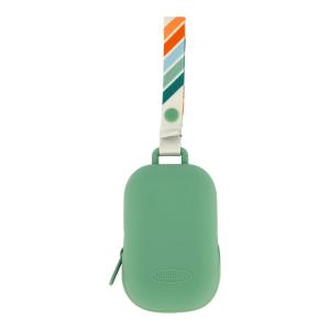 image:imageInfantino PaciPod  Premium Silicone Pacifier Holder Attaches to Stroller or Diaper Bag Stores up to 2 Pacifiers Easy to Clean