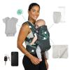image:imageInfantino Carry On Baby Carrier Ergonomic MultiPocket Baby Carrier for Newborn to Toddler 840 lbs with Padded Straps Lumbar Belt Storage Registry Essential GrayGray  New Version