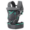 image:imageInfantino Carry On Baby Carrier Ergonomic MultiPocket Baby Carrier for Newborn to Toddler 840 lbs with Padded Straps Lumbar Belt Storage Registry Essential GrayGray  New Version