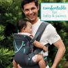 image:imageInfantino Carry On Baby Carrier Ergonomic MultiPocket Baby Carrier for Newborn to Toddler 840 lbs with Padded Straps Lumbar Belt Storage Registry Essential GrayGray  New Version
