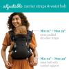 image:imageInfantino Flip 4in1 Convertible Baby Carrier Adjustable Ergonomic Babywearing Registry Essential Baby Carrier for Newborn to Toddler LeopardBlack  Gold