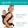 image:imageInfantino Flip 4in1 Convertible Baby Carrier Adjustable Ergonomic Babywearing Registry Essential Baby Carrier for Newborn to Toddler LeopardBlack Denim