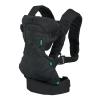 image:imageInfantino Flip 4in1 Convertible Baby Carrier Adjustable Ergonomic Babywearing Registry Essential Baby Carrier for Newborn to Toddler LeopardBlack Denim