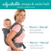 image:imageInfantino Flip 4in1 Convertible Baby Carrier Adjustable Ergonomic Babywearing Registry Essential Baby Carrier for Newborn to Toddler LeopardGray