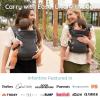 image:imageInfantino Flip 4in1 Convertible Baby Carrier Adjustable Ergonomic Babywearing Registry Essential Baby Carrier for Newborn to Toddler LeopardOnyx Luxe  New  Improved