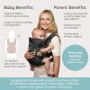 image:imageInfantino Flip 4in1 Convertible Baby Carrier Adjustable Ergonomic Babywearing Registry Essential Baby Carrier for Newborn to Toddler LeopardOnyx Luxe  New  Improved