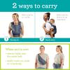 image:imageInfantino Fold amp Go 2in1 Baby Carrier Compact amp Lightweight Adjustable for Babies 1240lbs Gray