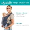 image:imageInfantino Fold amp Go 2in1 Baby Carrier Compact amp Lightweight Adjustable for Babies 1240lbs Gray