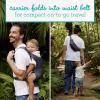image:imageInfantino Fold amp Go 2in1 Baby Carrier Compact amp Lightweight Adjustable for Babies 1240lbs Gray