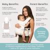image:imageInfantino Honey Blossom Baby Carrier Ergonomic Infant to Toddler Carrier Hip Healthy M Position Support Adjustable Sliding Seat Padded CrossBack Straps 740 lbs Vanilla BloomVanilla Bloom