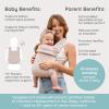 image:imageInfantino Honey Blossom Baby Carrier Ergonomic Infant to Toddler Carrier Hip Healthy M Position Support Adjustable Sliding Seat Padded CrossBack Straps 740 lbs Vanilla BloomToasted Almond
