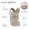 image:imageInfantino Honey Blossom Baby Carrier Ergonomic Infant to Toddler Carrier Hip Healthy M Position Support Adjustable Sliding Seat Padded CrossBack Straps 740 lbs Vanilla BloomMoon Beam