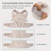 image:imageInfantino Honey Blossom Baby Carrier Ergonomic Infant to Toddler Carrier Hip Healthy M Position Support Adjustable Sliding Seat Padded CrossBack Straps 740 lbs Vanilla BloomToasted Almond