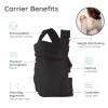 image:imageInfantino Honey Blossom Baby Carrier Ergonomic Infant to Toddler Carrier Hip Healthy M Position Support Adjustable Sliding Seat Padded CrossBack Straps 740 lbs Vanilla BloomBlack Sand