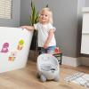 image:imageInfantino Potty Pals Potty Seat  Potty Training Toilet Removable Bowl with Splashguard Slip Resistant Feet Gray