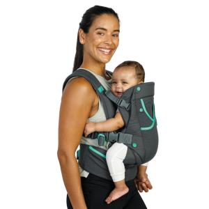 image:imageInfantino Carry On Baby Carrier Ergonomic MultiPocket Baby Carrier for Newborn to Toddler 840 lbs with Padded Straps Lumbar Belt Storage Registry Essential GrayGray  New Version