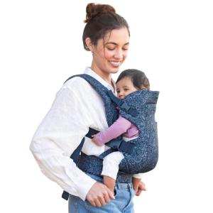 image:imageInfantino Flip 4in1 Convertible Baby Carrier Adjustable Ergonomic Babywearing Registry Essential Baby Carrier for Newborn to Toddler LeopardFloral Navy