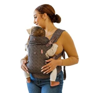 image:imageInfantino Flip 4in1 Convertible Baby Carrier Adjustable Ergonomic Babywearing Registry Essential Baby Carrier for Newborn to Toddler LeopardLeopard