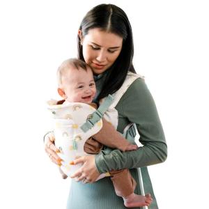 image:imageInfantino Flip 4in1 Convertible Baby Carrier Adjustable Ergonomic Babywearing Registry Essential Baby Carrier for Newborn to Toddler LeopardRainbow