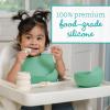 image:imageInfantino Baby Led Weaning Kit 5Piece Essentials Set  Includes Silicone Bib Suction Bowl Training Cup amp Spoons BPAFree amp TopRack Dishwasher Safe Cream amp Spearmint