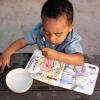image:imageInfantino Color Reveal Bath Book Baby amp Toddler Water Reveal Book for Bath Time Fun Ocean Theme MessFree Soft EVA Plastic Reusable ColorChanging Pages