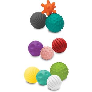 image:imageInfantino Textured Multi Ball Set  Toy for Sensory Exploration and Engagement for Ages 6 Months and up 6 Piece Set10 Piece Set