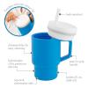 image:imageInfantino My 1st Tumbler  Adorable Miniature Tumblers with LeakResistant Straw and ToddlerFriendly Handle Encourages Hydration Easy to Clean 9 fl oz 2 Pack Lilac amp OceanAlpine and Ocean