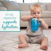 image:imageInfantino My 1st Tumbler 10 Oz Durable Plastic Sippy Cup with Silicone LeakResistant Straw amp Handle for OntheGo BPAFree Transition Cup Cool Breeze amp Lemon Rizz 2PackHigh Tide and Citrus Splash