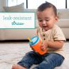 image:imageInfantino My 1st Tumbler 10 Oz Durable Plastic Sippy Cup with Silicone LeakResistant Straw amp Handle for OntheGo BPAFree Transition Cup Cool Breeze amp Lemon Rizz 2PackHigh Tide and Citrus Splash