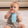 image:imageInfantino My 1st Tumbler 10 Oz Durable Plastic Sippy Cup with Silicone LeakResistant Straw amp Handle for OntheGo BPAFree Transition Cup Cool Breeze amp Lemon Rizz 2PackMoody Blue