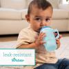 image:imageInfantino My 1st Tumbler 10 Oz Durable Plastic Sippy Cup with Silicone LeakResistant Straw amp Handle for OntheGo BPAFree Transition Cup Cool Breeze amp Lemon Rizz 2PackMoody Blue