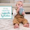 image:imageInfantino My 1st Tumbler 10 Oz Durable Plastic Sippy Cup with Silicone LeakResistant Straw amp Handle for OntheGo BPAFree Transition Cup Cool Breeze amp Lemon Rizz 2PackCool Breeze  Lemon Rizz
