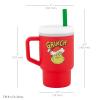 image:imageInfantino My 1st Tumbler Silicone Sippy Cup with Straw amp Handle SpillResistant Baby Cup for OntheGo BPAFree Transition Bottle Green and Red Grinch Bundle