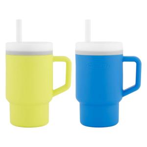 image:imageInfantino My 1st Tumbler  Adorable Miniature Tumblers with LeakResistant Straw and ToddlerFriendly Handle Encourages Hydration Easy to Clean 9 fl oz 2 Pack Lilac amp OceanCitrus and Ocean