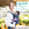 image:imageInfantino Flip Luxe 4in1 Convertible Baby Carrier Ergonomic Infant to Toddler Carrier Updated Lumbar Support Premium Herringbone Fabric Elevated Accents HandsFree Comfort 735 lbs AffogatoFloral Navy
