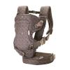 image:imageInfantino Flip Luxe 4in1 Convertible Baby Carrier Ergonomic Infant to Toddler Carrier Updated Lumbar Support Premium Herringbone Fabric Elevated Accents HandsFree Comfort 735 lbs AffogatoLeopard