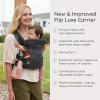 image:imageInfantino Flip Luxe 4in1 Convertible Baby Carrier Ergonomic Infant to Toddler Carrier Updated Lumbar Support Premium Herringbone Fabric Elevated Accents HandsFree Comfort 735 lbs AffogatoOnyx Luxe  New  Improved