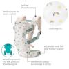 image:imageInfantino Flip Luxe 4in1 Convertible Baby Carrier Ergonomic Infant to Toddler Carrier Updated Lumbar Support Premium Herringbone Fabric Elevated Accents HandsFree Comfort 735 lbs AffogatoRainbow