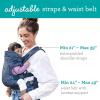 image:imageInfantino Flip Luxe 4in1 Convertible Baby Carrier Ergonomic Infant to Toddler Carrier Updated Lumbar Support Premium Herringbone Fabric Elevated Accents HandsFree Comfort 735 lbs AffogatoFloral Navy